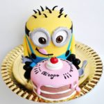 Superb Minion Birthday Cake