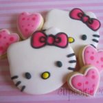 Cute Hello Kitty Valentine’s Day Cookies