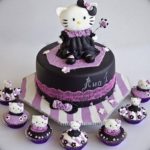 Marvelous Hello Kitty Cake and Cupcakes