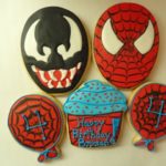 Marvelous Spider-Man and Venom Cookies