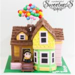 Adorable Up First Birthday Cake