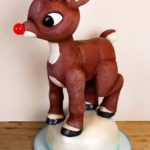 Marvelous Rudolph the Red-Nosed Reindeer Cake