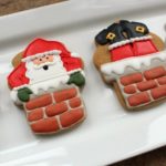 Splendid Santa in a Chimney Cookies