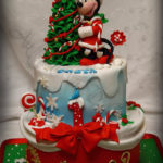 Marvelous Minnie Mouse Christmas Cake