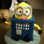 Adorable Despicable Me Meets Doctor Who Cake