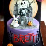 Gorgeous Jack Skellington Birthday Cake