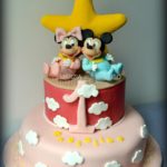 Marvelous Baby Mickey and Minnie Mouse Cake