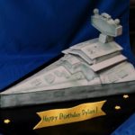 Imperial Star Destroyer Cake