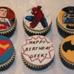 Awesome Superman, Spider-Man, and Batman Cupcakes