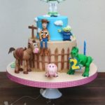 Stunning Topsy Turvy Snow White Cake