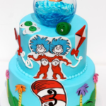 Awesome Cat in the Hat 3rd Birthday Cake
