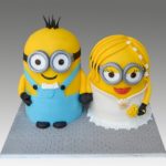 Marvelous Minions Wedding Cake