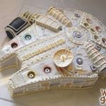 Gorgeous Millennium Falcon Cake