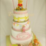 Stunning Winnie the Pooh Baptism Cake