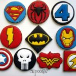 Sensational Superhero Wedding Cookies