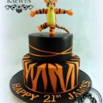 Gorgeous Tigger 21st  Birthday Cake