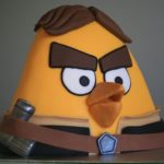 This Awesome Angry Birds Star Wars Cake Features Han Solo