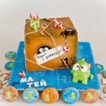 Cool Cut The Rope Cake and Cookies