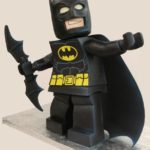 Standing LEGO Batman cake