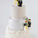 Stunning LEGO Wedding Cake