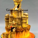 Amazing Bowser’s Castle Groom’s Cake