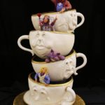 Awesome Alice in Wonderland Wedding Cake