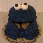 Cute Cookie Monster Cake