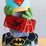 Superb Superheroes Mashup Cake