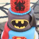 Splendid Superhero Birthday Cake