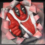 Fantastic Deadpool Cake