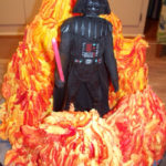 Sizzling Darth Vader Cake