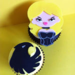 Splendid Black Canary Cupcakes