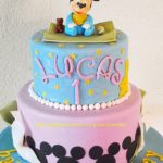 Adorable Baby Mickey Mouse Cake