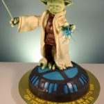 Awesome Yoda 40th Birthday Cake