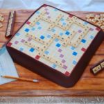 Splendid Scrabble Cake