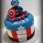 Cute Captain America Cake