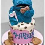 C Is For Cute Cookie Monster Cake