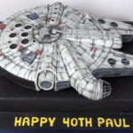 Marvelous Millennium Falcon 40th Birthday Cake