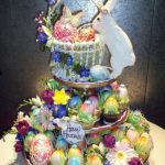 Gorgeous Easter Egg Cupcake Tower