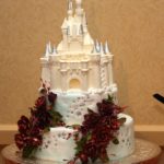 Elegant Disney Wedding Cake