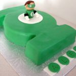 Cute Green Lantern Cake