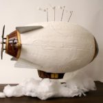 Stunning Steampunk Victorian Dirigible Cake