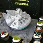 Marvelous Millennium Falcon Cake