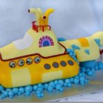 Groovy Yellow Submarine Cake