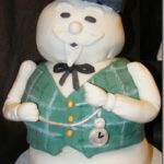 Awesome Sam The Snowman Cake
