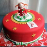 Terrific Pippi Longstocking Christmas Cake