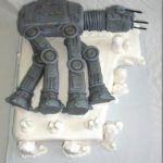Be Very, Very Quiet! This Awesome AT-AT Cake Is Sleeping!