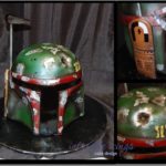 Stunning Battle Damaged Boba Fett Cake