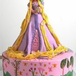 Adorable Rapunzel Cake