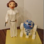 Stunning Princess Leia and R2-D2 Cake